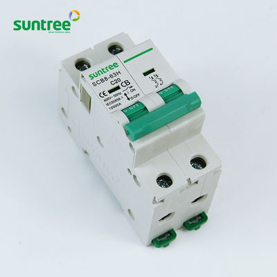 MCB 2P 10kA Mini SCB8-63H AC Circuit Breakers