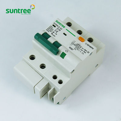 Panel Mounting 300mA 2P RCBO Circuit Breaker IEC60898